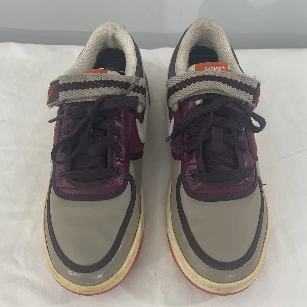 Nike‎ Shoes Size 5.5Y 2007 Vandal Low W/Strap Leather Women's 7.5 Brown Burgundy